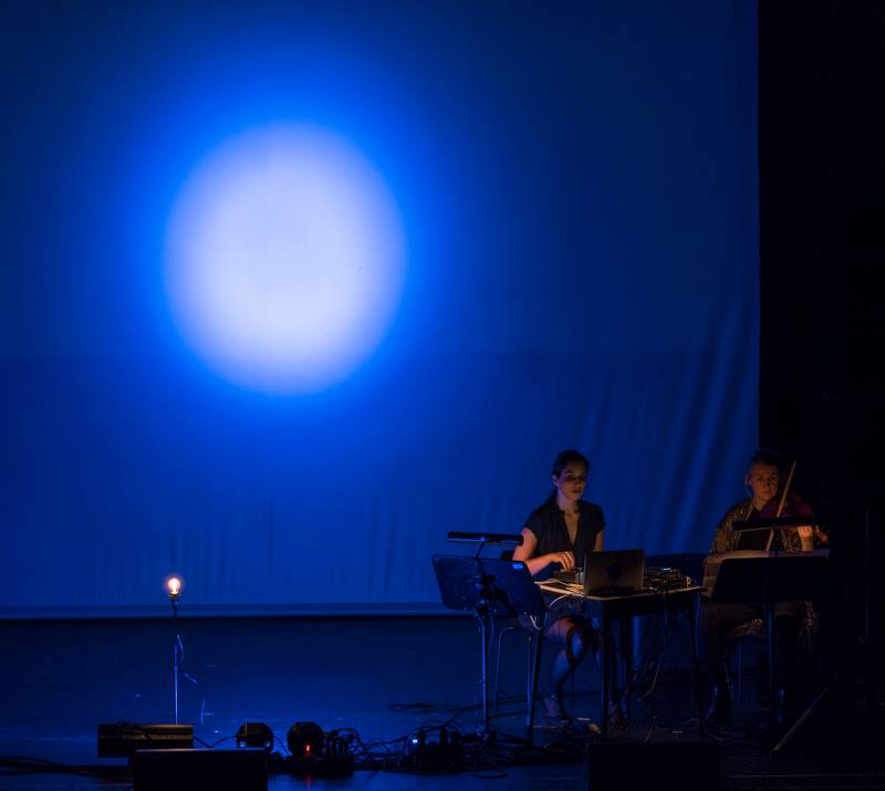 Kaj Duncan David, some pieces for violin, keyboard and lights, Duo Hellqvist / Amaral